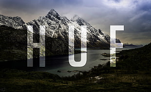 HUF text, huf, nature, writing, mountains
