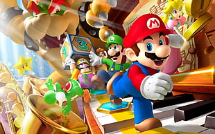 Super Mario game poster