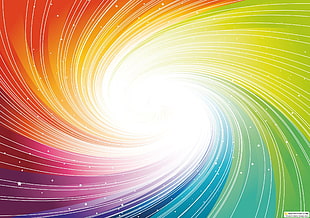 multicolored spiral illustration
