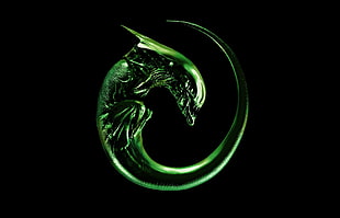 Alien logo, alien 3, movies