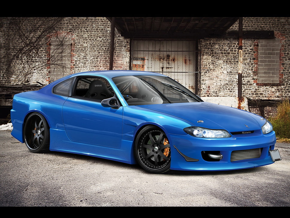 blue coupe, Nissan, car, Silvia, S15 HD wallpaper