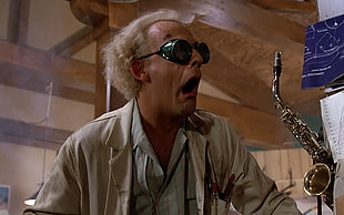 Back To The Future professor, Back to the Future, Dr. Emmett Brown, movies, Christopher Lloyd