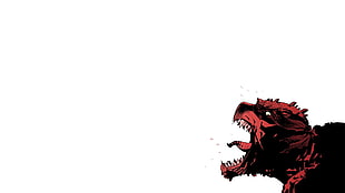 red angry dog digital wallpaper, Slash, Teenage Mutant Ninja Turtles, IDW, comics HD wallpaper