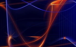 orange and blue graphic