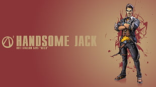 Handsome Jack wallpaper, Borderlands 2, video games