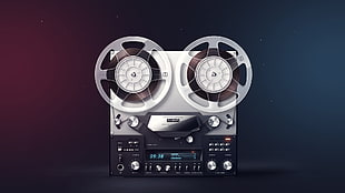 audio recording machine, Tape Machine, reel-to-reel tape recorders, reel-to-reel recorders, tape recorder HD wallpaper