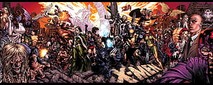 X-Men illustration, X-Men, comics