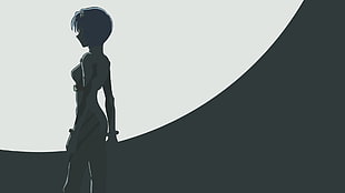 female anime character, Neon Genesis Evangelion, Ayanami Rei HD wallpaper