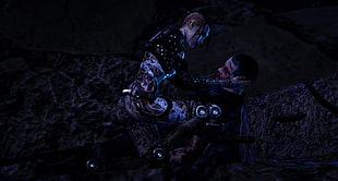 female and male game characters, Mass Effect, Jack, Commander Shepard, video games