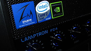 black and blue Lamptron FC4 machine, technology HD wallpaper