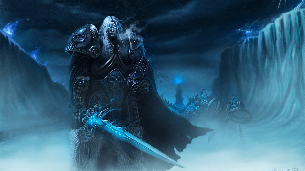 male character illustration HD wallpaper