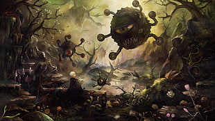 bacteria illustration, Dragon's Crown, fantasy art
