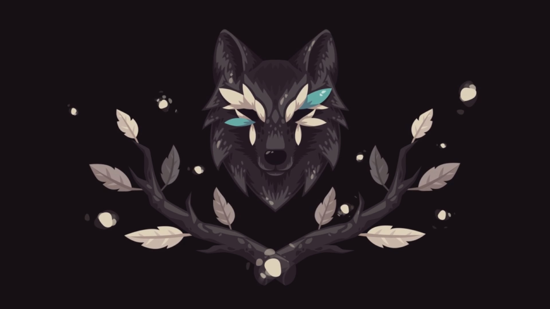 Black fox illustration, wolf, black, animals, artwork HD wallpaper |  Wallpaper Flare