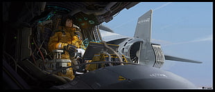 video game screenshot, artwork, science fiction, Pilote