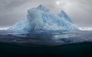 iceberg, Antarctica, iceberg, water, sea HD wallpaper
