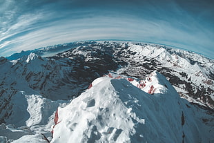 snow mountain, Mountains, Snow, Winter HD wallpaper
