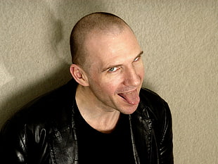 man showing his tongue HD wallpaper