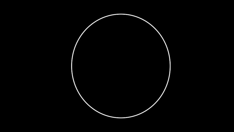 The Ring wallpaper, black, white, circle HD wallpaper