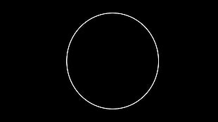 The Ring wallpaper, black, white, circle