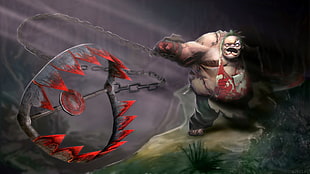pudge from dota 2 video game wallpaper