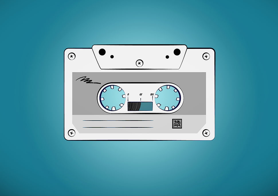 cassette tape cartridge clip-art, artwork, vintage, minimalism, cassette HD wallpaper
