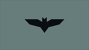 black and white star wall decor, Batman logo, logo, DC Comics, superhero