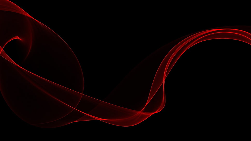 red and black illustration HD wallpaper