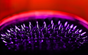 Ferrofluid, macro, bokeh HD wallpaper