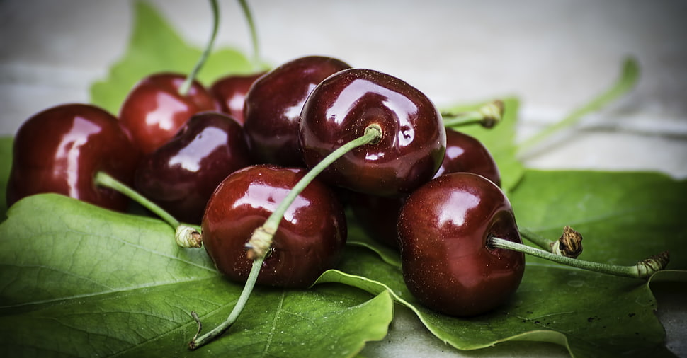 brown Cherry fruit HD wallpaper