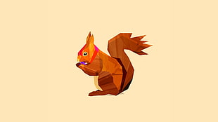 brown squirrel illustration