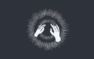 human hand illustration, music, Godspeed You! Black Emperor, album covers