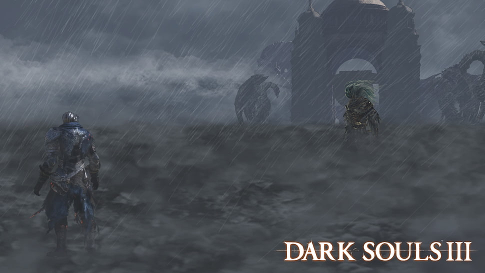 Dark Souls III digital wallpaper, Dark Souls, Dark Souls III, souls, storm HD wallpaper