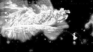 gray and black wave digital wallpaper, Berserk, Schierke, Kentaro Miura
