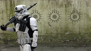 Star Wars Stormtrooper illustration, Star Wars, cosplay, stormtrooper HD wallpaper
