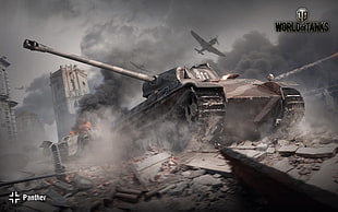 World of Tanks wallpaper, World of Tanks, Panther tank, tank, wargaming HD wallpaper