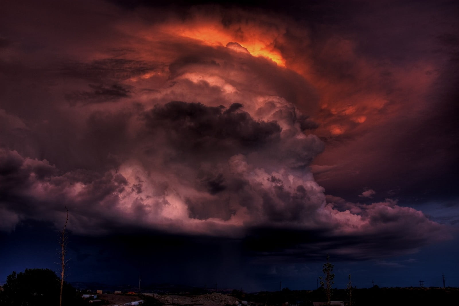 photo of sky covered by cloud, nature, clouds, storm