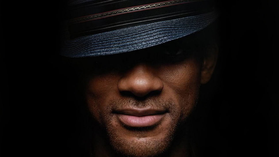 man with blue hat HD wallpaper