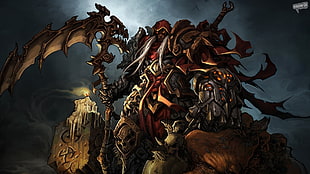 monster character illustration, Darksiders, video games
