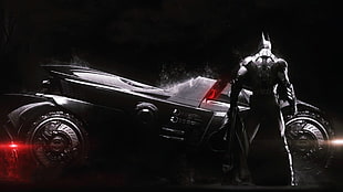 Batman and Bat mobile, Batman HD wallpaper