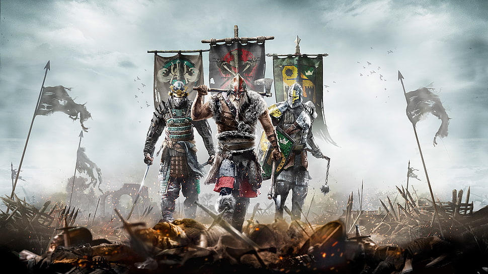 For Honor video game poster HD wallpaper