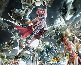 Final Fantasy wallpaper, Claire Farron, Oerba Dia Vanille, Final Fantasy, Final Fantasy XIII