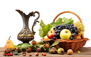 photo of assorted fruits on basket