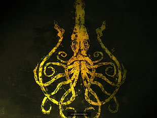 squid clip art, Game of Thrones, House Greyjoy, sigils HD wallpaper