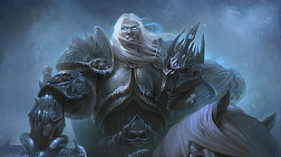 Arthas digital wallpaper, Warcraft III, World of Warcraft: Wrath of the Lich King, Arthas Menethil , Arthas HD wallpaper