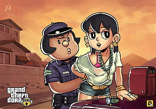 Grand Theft Dor 2 digital wallpaper, Grand Theft Dora