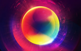 rainbow color sphere