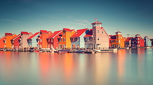 cityscape photography of establishments