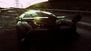 gray sports coupe, car, Driveclub, racing