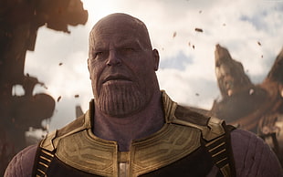 Thanos of Avengers Infinity War HD wallpaper