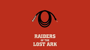 Raiders of the Lost Ark illustration, movies, minimalism, Indiana Jones, Indiana Jones and the Raiders of the Lost Ark HD wallpaper